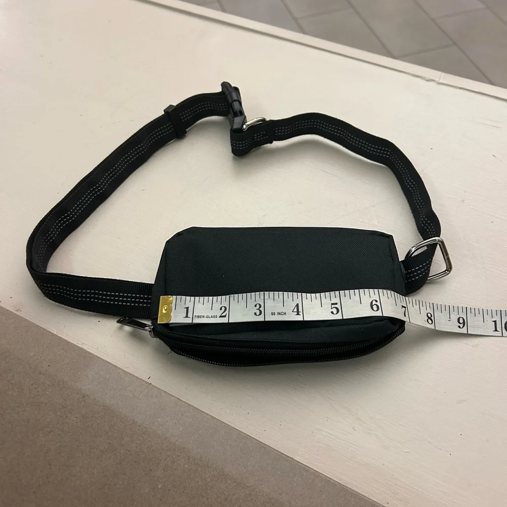 Pet Leash Black and Gray with carrying Bag—gorgeous and handy! Like new